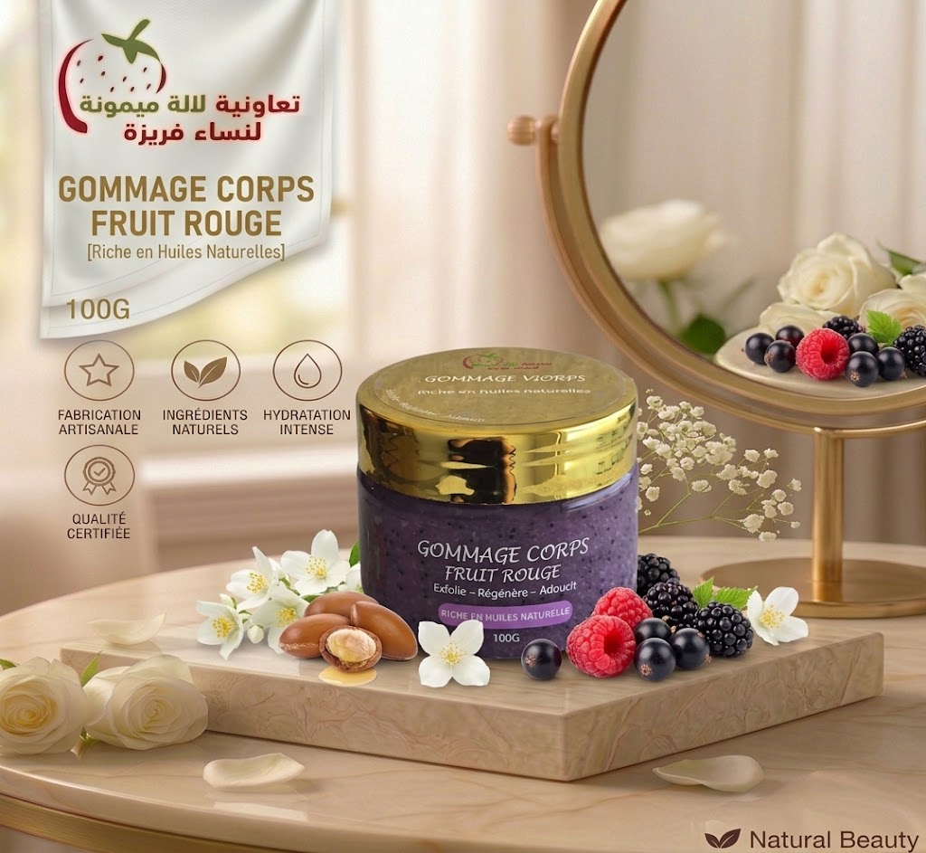GOMMAGE CORPS FRUIT ROUGE 100G