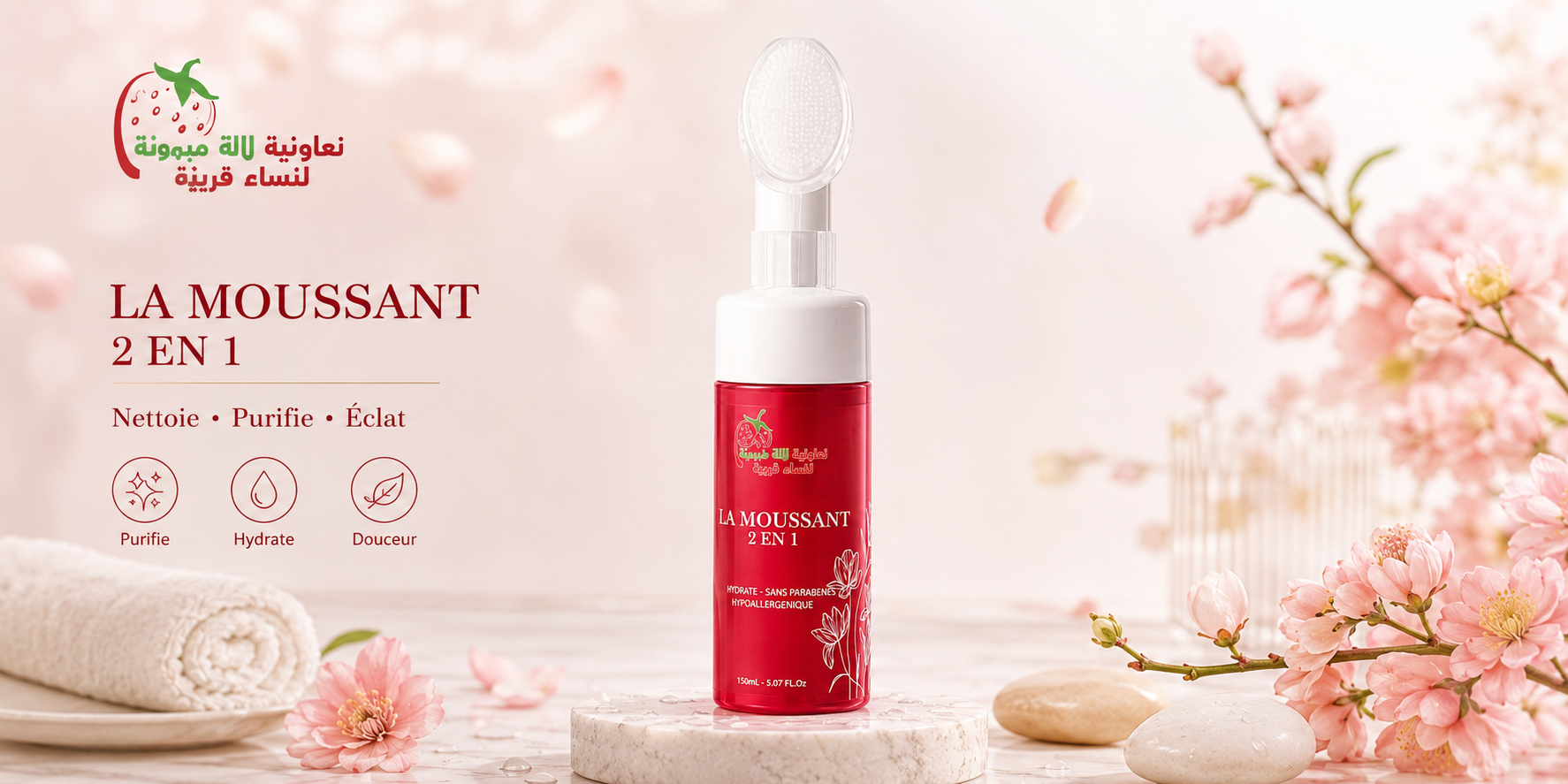 Mousse Nettoyante Visage 2-en-1